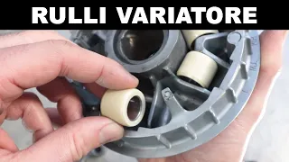 RULLI VARIATORE SCOOTER, VERIFICA E CAMBIO PESO