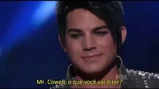 Performance de "Whole Lotta Love" - Adam Lambert, TOP 4, American Idol (2009) - legendado