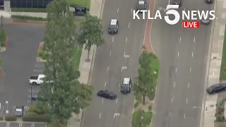 CHP pursuit of suspected DUI driver ends with PIT maneuver in Orange County, California