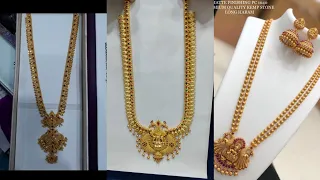 Latest Gold Long haram designs 2023 |gold haram designs in 40 grams