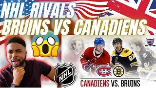 🇬🇧BRIT Rugby Fan Reacts To NHL RIVALS: BOSTON BRUINS VS MONTREAL CANADIENS!