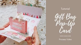 Gift Bag POP-UP CARD/ Gift Card or Money Holder/ Super Easy Packaging/ DIY TUTORIAL