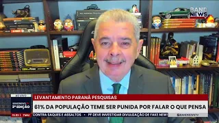 Claúdio Humberto: 61% da população teme ser punida por falar o que pensa