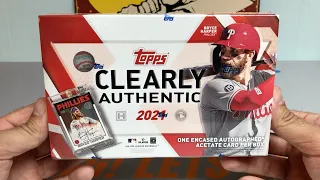 2021 Topps Clearly Authentic Hobby Box - New Release!!