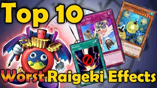 Top Ten Worst Raigeki-Like Effects in Yugioh