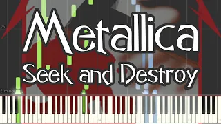 Metallica - Seek And Destroy Piano Tutorial