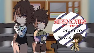 ||SUPER LOVERS react to ren as dazai ||no original||bl||