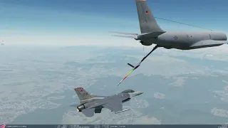 DCS Formation Flying Demo, Air-to-Air Refueling, and Standard Landing Procedures