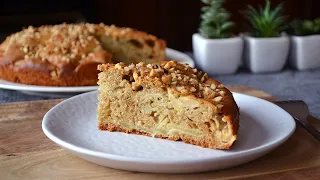 Fragrant apple cake with honey and cinnamon. #467