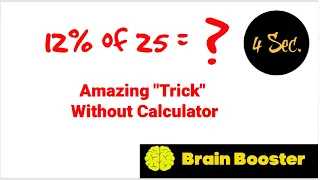 Easy Percentage Trick that Schools never taught ll Brain Booster by #worldsimplified