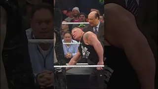 Undertaker and Brock Lesnar’s contract signing takes a gruesome turn #Short