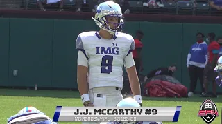 J.J. McCarthy IMG Academy vs Duncanville
