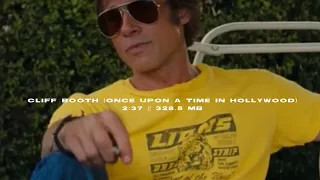 cliff booth scene pack (once upon a time in hollywood)