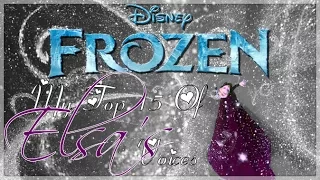 Frozen-My Top 15 Of Elsa's Voices