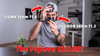 Will the new Sigma 56mm f1.4 DETHRONE the Fujinon 56mm f1.2? REAL LIFE use