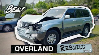 Building an Overland 100 Series from a totaled Lexus LX470 - Part 1