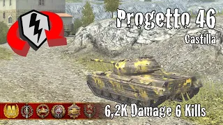 Progetto M35 mod. 46  |  6,2K Damage 6 Kills  |  WoT Blitz Replays