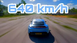 Porsche Taycan: glitch for speed - 640 km/h