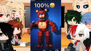 MHA/BNHA Characters React to FNAF [ SFM FNAF ] Security Breach/MHA/BNHA/Gacha Club/Part - 1