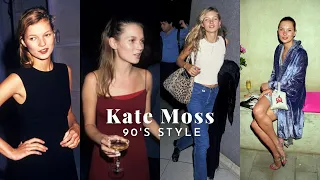 Kate Moss: The Ultimate 90’s Style Icon. Street style, minimalistic, grunge and glamour.