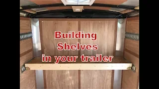 Horizon VLOG #18 | Building Shelves In My Trailer