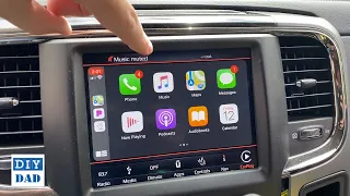 How to Enable CarPlay on a 2013-2019 Dodge Ram - UAQ 8.4 Radio Upgrade