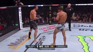 Luke Rockhold lands a CLEAN 360 Roundhouse Kick