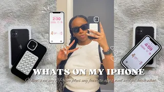 WHAT'S ON MY IPHONE 💕 WIDGETS, IPHONE ACCESSORIES, & APP TOUR 💕