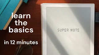 Supernote A5X & A6X beginner guide (updated 2022) | basic tutorial on keywords, Kindle & more