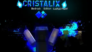 Castle fight на сервере cristalix.pe в Майнкрафт пе// первая катка и первая победа