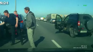 28 07 2017 Видео аварии дтп автомобилей и мото снятых на видеорегистратор Car Crash Compilation july