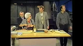 Roy Blount Jr., Bill Murray, Martin & Mom Scorsese on Letterman, Nov. 22, 1991