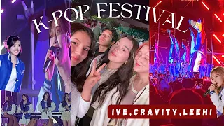 Korean Festival VLOG: IVE, CREATIVE, LeeHi - INU | ВСТРЕЧАЕМ ПЕРВУЮ ГРУППУ | full performances