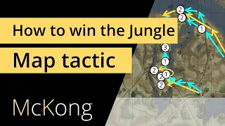 MAP TACTICS in War Thunder - Jungle KEY POSITIONS for realistic tank battles