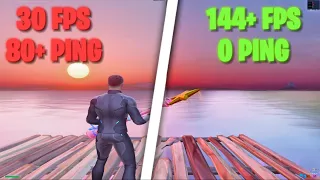 How To Get *0 PING* In Fortnite! ✅