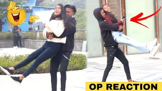 ROLLING PRANK ON  CUTE GIRL'S 😍( OP REACTION) | it's Monti prank