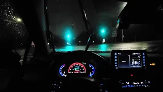 2020 Toyota Corolla Hatchback XSE POV night drive and 4 month review.