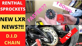 CBR RR renthal sprockets//Ride out//NEW LXR??