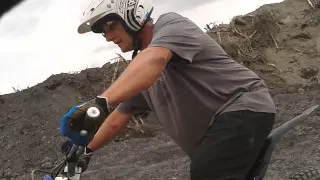 Dozey Si doing Steep Hill On Gas Gas Txt Pro 250 Trials Bike