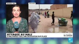 Attaque au Mali : 23 militaires tués, une délégation sur place