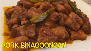 Pork Binagoongan with Pritong Talong