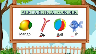 Alphabetical Order | Learn How To Arrange In Alphabetical Order Of First Letter & Second Letter