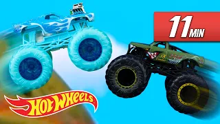 The Best SHARK-TASTIC Hot Wheels Moments! | Monster Trucks Island | @HotWheels