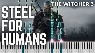 Steel For Humans Piano Cover by Burhan Erdemir (The Witcher 3: Wild Hunt)