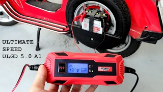 ULTIMATE SPEED ULGD 5.0 A1 battery charger and maintainer • Unboxing and test