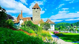 Spring Is Coming Soon In Switzerland🇨🇭Spiez _Charming Swiss Town