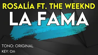 Rosalía ft. The Weeknd - La Fama - Karaoke Instrumental