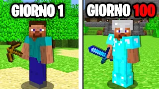 GIOCO 100 GIORNI ALLA PRIMA VERSIONE DI MINECRAFT - ITA