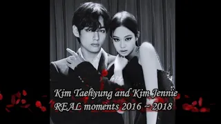 BTS V Taehyung & Jennie BlackPink: Taennie REAL moments 2016 ~ 2018 [REUPLOADED]