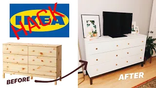WEST ELM-IKEA DRESSER HACK! | Tanner Kerns